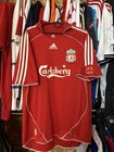 Adidas Liverpool 2006 2007 Home Football Jersey  Men   s Large Gerrard  8