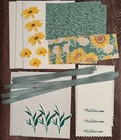 Get Well Greeting Card Kit  4 Cards   Env  Stampin Up Sending Smiles Flowers