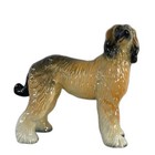 Vintage Afghan Hound Dog Figurine - Beautifully Detailed Ceramic Collectible