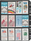 Anchor 50 Stock Pages 3 S  3-rows  For Plate Block   S s Stamps  black Sheets 