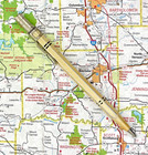 Vintage Scripto 4-47 Aluminum Twist Activated Pencil - Yellow With Black Lines