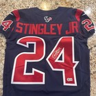 Derek Stingley Junior Rc Color Rush Team Issued Jersey Signed 2022 38  4w coa