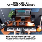 Keystation 88 Mk3     88 Key Semi Weighted Midi Keyboard Controller For Complet   