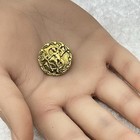 Vintage Sagittarius Zodiac Brooch Gold Tone Archer Astrology Pin