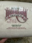 New Hobbs Heirloom Premium Wool Batting Queen Size 90   x108    Washable -new In Bag