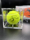 Serena Williams Autographed Tennis Ball Encased W  Coa   2003 Netpro Card Psa8 