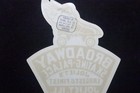 Original 1940s Joliet Illinois Vintage Roller Skating Rink Sticker Broadway