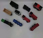 Lot Maxim Imaginarium Wooden Railway Trains   Cars - Compatible W  Thomas  Brio