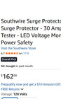 Southwire 34931 30 Amp Portable Surge Guard Wireless Rv Bluetooth - New Open Box