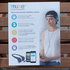Muse Brain Sensing Meditation Headband Black W  Usb Cable   Quick Start Guide