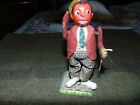Vintage Occupied Japan Celluloid    Tin Wind-up Harlem Strutter Tap Dancer