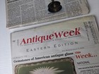 Vintage Lot Of 2 Antique Week Newspapers Eastern Editions
