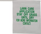 Lawn Care Application Fertilizer Flag Marker Stay Off Grass Marking Flags 100 Pk