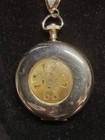 Vintage Gold Tone 3d Floral Locket  Solid Perfume Holder Necklace 24 Inch Chain
