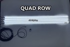 Jhb 4pcs 4ft Quad Row Pure White Led  for 15 5 wheel  Underglow Strips Light Kit
