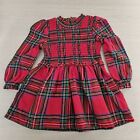 Baby Girls Long Sleeve Red Plaid Christmas Dress Holiday Collection 