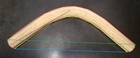 Pair  2  Unfinished Bent Oak Chair Bracing Hip Hugger Brackets Braces Seat Back 