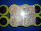 Nos Hyper Witch Doctor Roller Skate Wheels   Green  Neil Piper Voo Doo Thane 59m