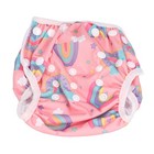 2 Pcs Baby Swim Diaper Breathable Leak Proof Snap Swim Diaper Reusable Pants