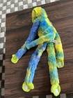 The Petting Zoo 19  Tie-dye Monkey Stuffed Plush Toy Hanging Hands   Feet