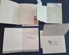 Lot Of 4 Beautiful Assorted Greeting Cards matching Envelopes New Loose