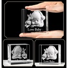 Custom 3d Crystal Photo Gift Personalized Laser Engraved Memorial Keepsake