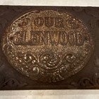 Antique    our Glenwood    Cast Iron Cook Stove Wood Stove Door Original