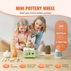 Mini Pottery Wheel Electric Ceramic Wheel Machine 0-320rpm Speed Green