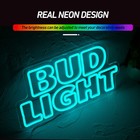 Bud Light Led Neon Sign Lights Beer Sign Bar Pub Club Gift Wall Decor 16 9 x8 8 