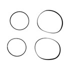 4x Belts For Sony Tc-we435 Tc-we635 Tc-we425 Tcwe435 Tcwe635 Tcwe425 Fast Ship