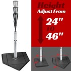 Baseball Softball Batting Tee Hitting Tee Height Adjustable 24 To 46  Rubber Top