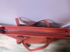 Coach City Zip Tote Crossgrain Leather Dark Orange F58846 Nwt  298