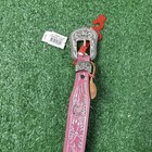 Justin Western Belt Womens 28 Pink Samantha Taper Embossed Floral Tooled Rodeo