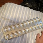 Aluminum Shell Baking Mold Two-piece Silver 20-hole Set