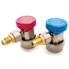  1 4  Deluxe Adjustable Ac R134a Quick Coupler Hvac Connector Adapter Set 