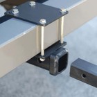 Camco Eaz-lift Square Rv Bumper Hitch - Black  Powder-coated Steel  48473 