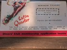 Vintage 1958 Latin Quarter Souvenir Programme