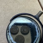 Antique Old  Optics Lense Vintage Early Bausch   Lomb Microscope Mirror 2 Sided