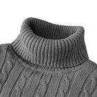 Men s Turtleneck Soft Sweater 2023 Warm Knitted Autumn winter Pullover Jumper