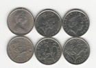 Bermuda Coins  1 000 X 10   At Below Face Value  Older 1986-98 Elizabeth Ii Coins