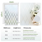 Frosted Glass Window Privacy Film  Static Cling Non-adhesive Heat Control