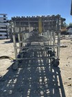 Expandable Flexible Gravity Roller Conveyor Section On Casters