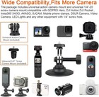 2pack Flexible Adhesive Mount Kit Helmet Camera Mount For Insta360 X3 X4 Go One