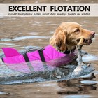 Ripstop Dog Life Jacket Shark Life Vest For Dogs  Safety Lifesaver With High Buo