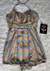Rose Marie Reid Swimsuit    monique    With Tags Pastel Check Museum Quality Size 16