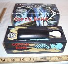 Coffin Bank Wind Up Animated Savings Bank Toy New Boxed