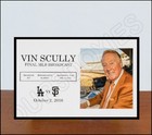2016 Vin Scully Final Game Store Counter Advertising Standup Sign Dodgers