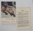 Vintage The Dynamic Detroit Zoo 1964 W employee Newsletter Lots Of Photos 