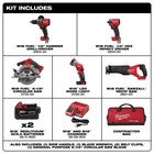 Milwaukee M18 Fuel 18v Lithium-ion Brushless Cordless Combo Kit W  2 Batteries