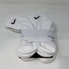 Nike Everyday Dri-fit Cushioned Ankle Socks 6-pack White M